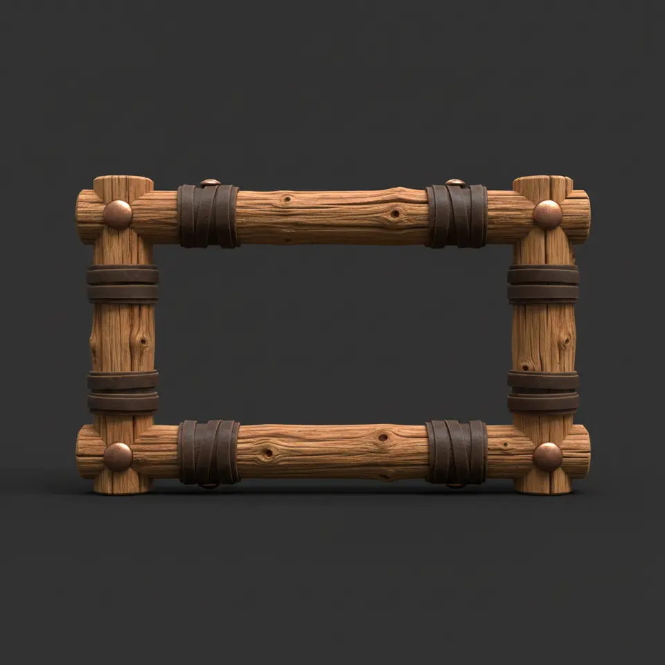 Rustic Slot Machine Frame